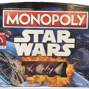Hasbro Star Wars Monopoly NWOT & Never Opened Collector Game Galaxy Sci-Fi Space